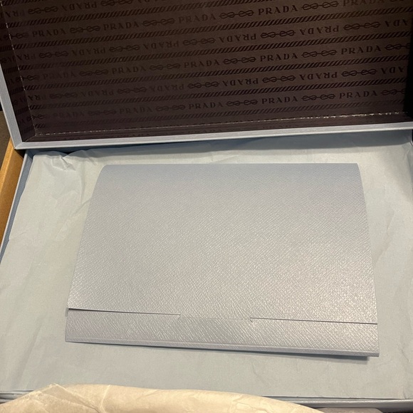 Prada Brushed 75MM Leather Slingback Pumps, Size 37, NIB - Picture 4 of 12